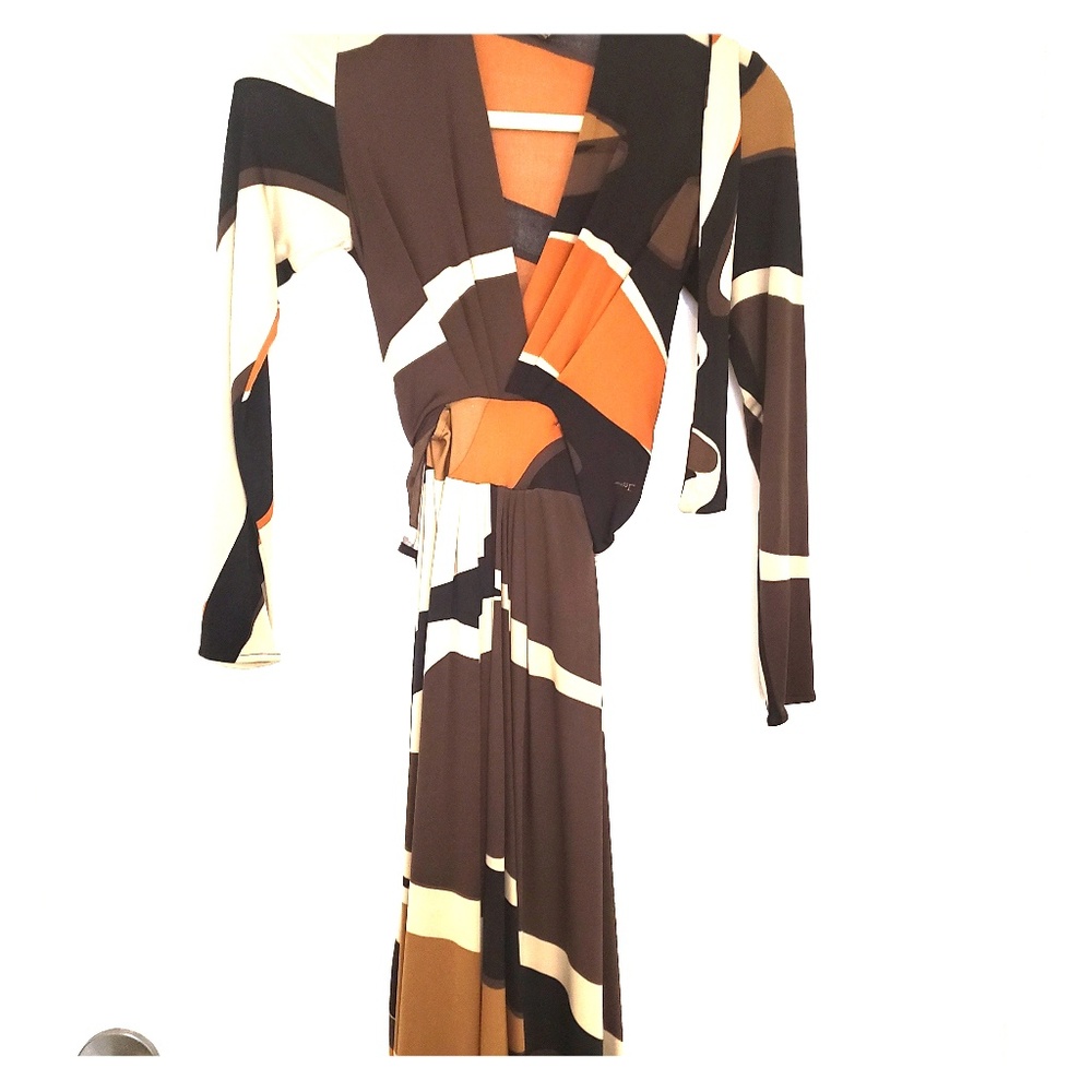 Size 4 silk Issa London faux wrap dress